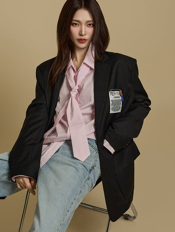 J2719 Jacket with Brooch